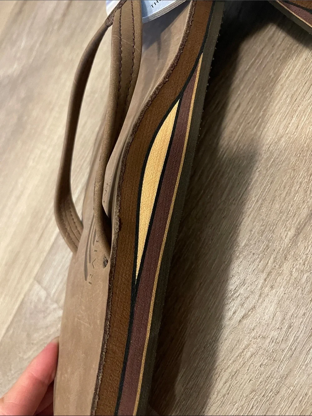 Women’s Rainbow Double Layer Expresso Narrow Strap NEW WITH TAGS